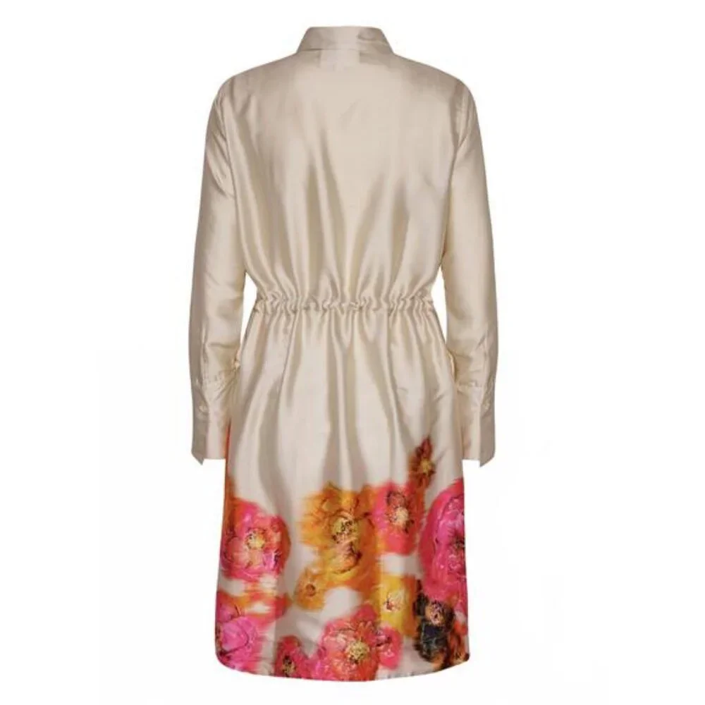 Karmamia Nakita Shirt Dress Marigold Floral Midi NWT - Size S - Picture 2 of 2